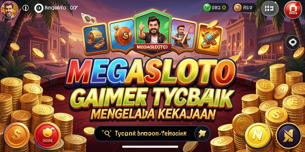 Tampilan gameplay MEGASLOTO yang menarik dan interaktif.