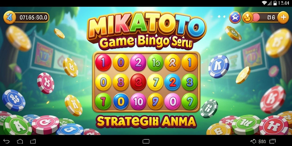 Tampilan gameplay MIKATOTO dengan suasana Bingo yang mendebarkan.