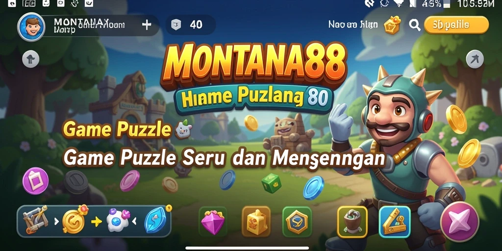 Tampilan gameplay seru dan menantang dari MONTANA88.