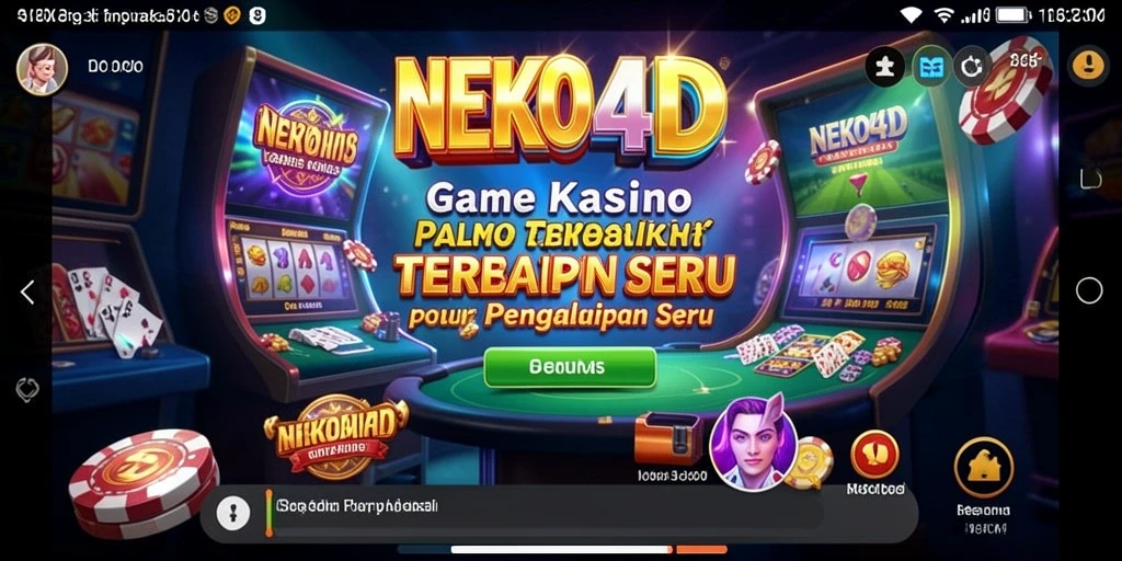 Gameplay mendebarkan dari NEKO4D dengan banyak pilihan permainan Kasino.