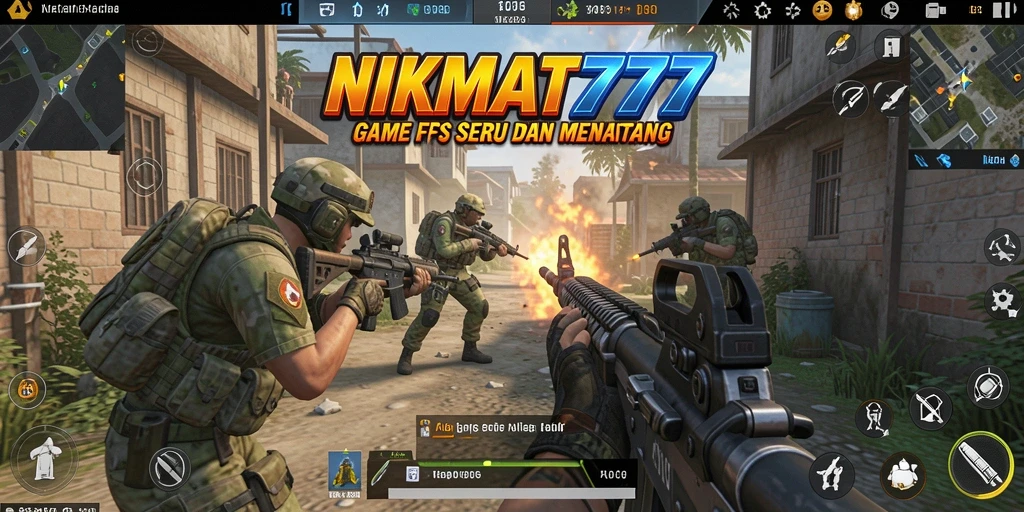 Gameplay seru dari NIKMAT777 dengan aksi tembak-menembak yang mendebarkan.