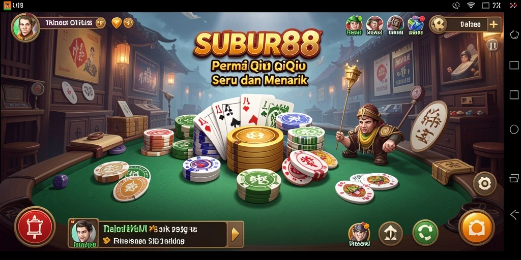 Screenshot gameplay SUBUR88 menampilkan momen seru QiuQiu.
