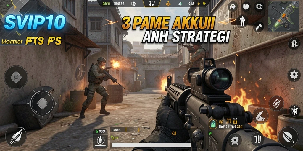 Tampilan aksi pertempuran seru dalam SVIP10 dengan grafis tinggi dan gameplay menegangkan.