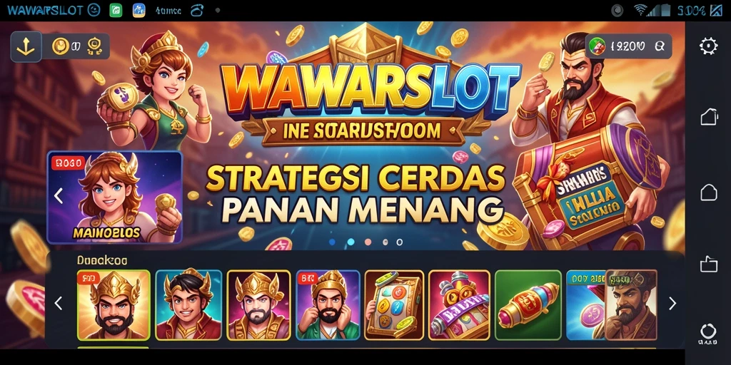 Tampilan gameplay menarik di WAWARSLOT dengan tantangan strategi.